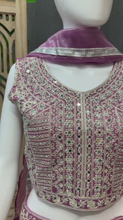 Pastel Heavy Work Lehenga Set Party & Wedding
