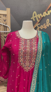 Size 44- Anarkali Party Wear Kurti Set