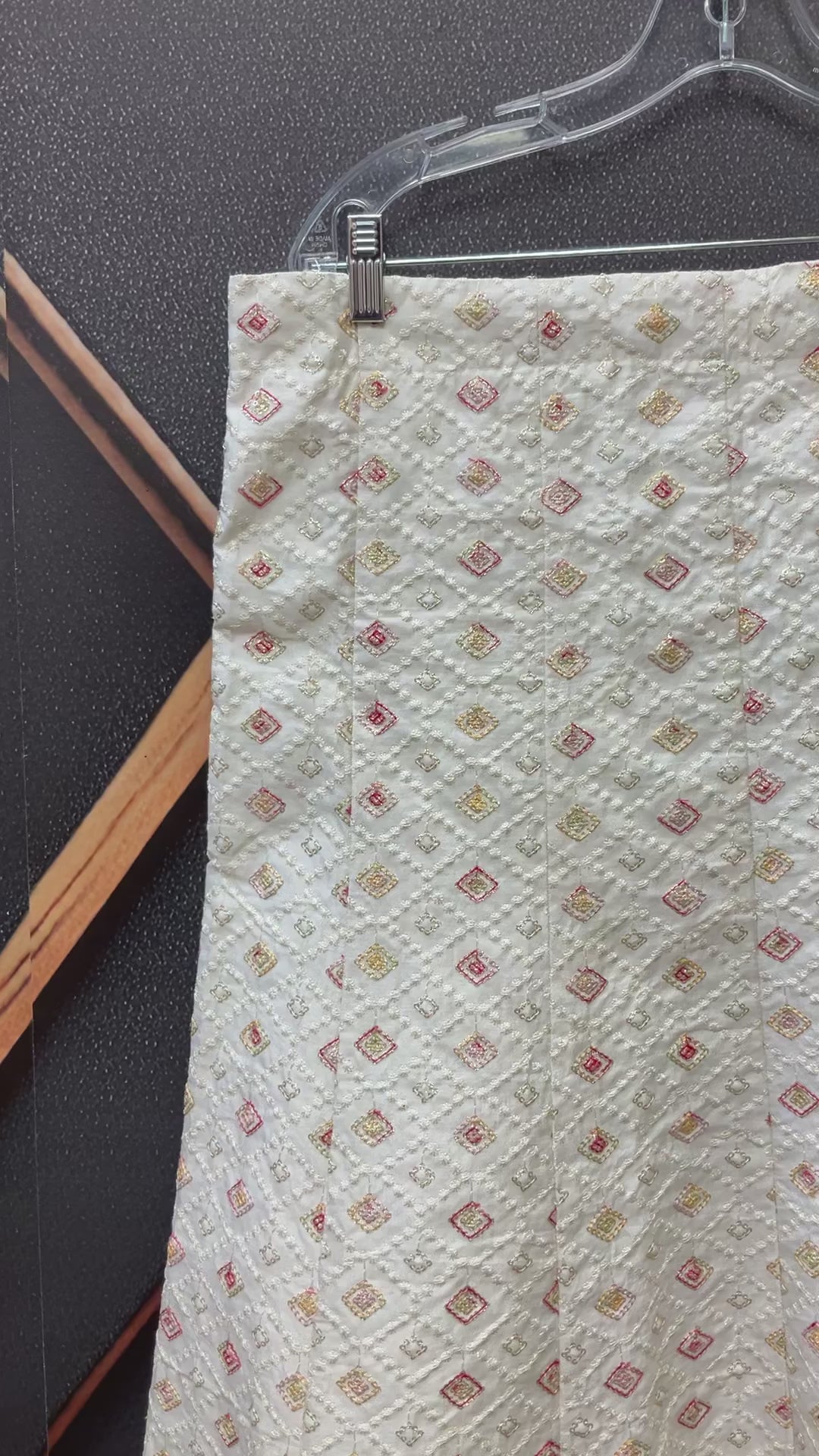 Party Wear - White lehanga/ skirt