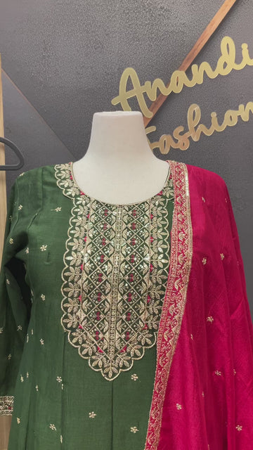 Size 44- Party Wear Anarkali Kurti sets