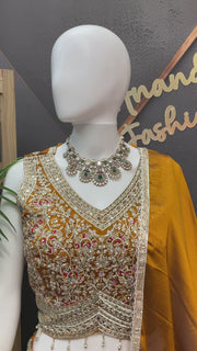 Satin Silk Lehenga Set