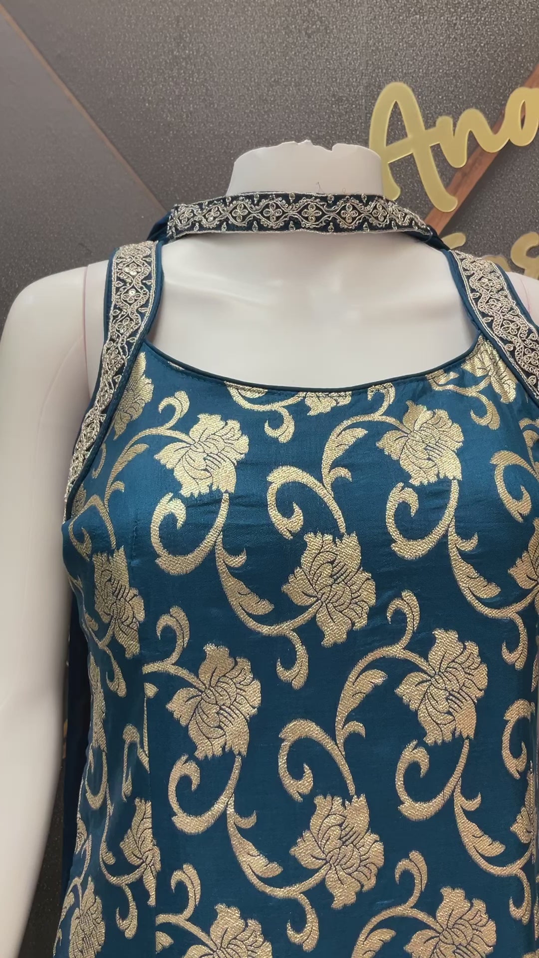 Semi Benarasi Satin Silk Sharara sets