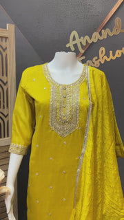 Teenage Girls - Yellow Kurti set