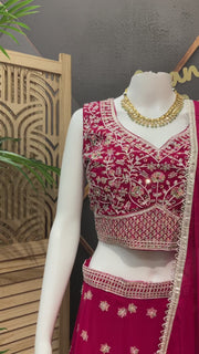 Georgette Lehenga Set