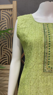 Women’s Chudidhar/ with Bandhani Dupatta Kurti Set