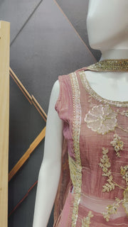 Unique Style Onion Pink Palazzo set