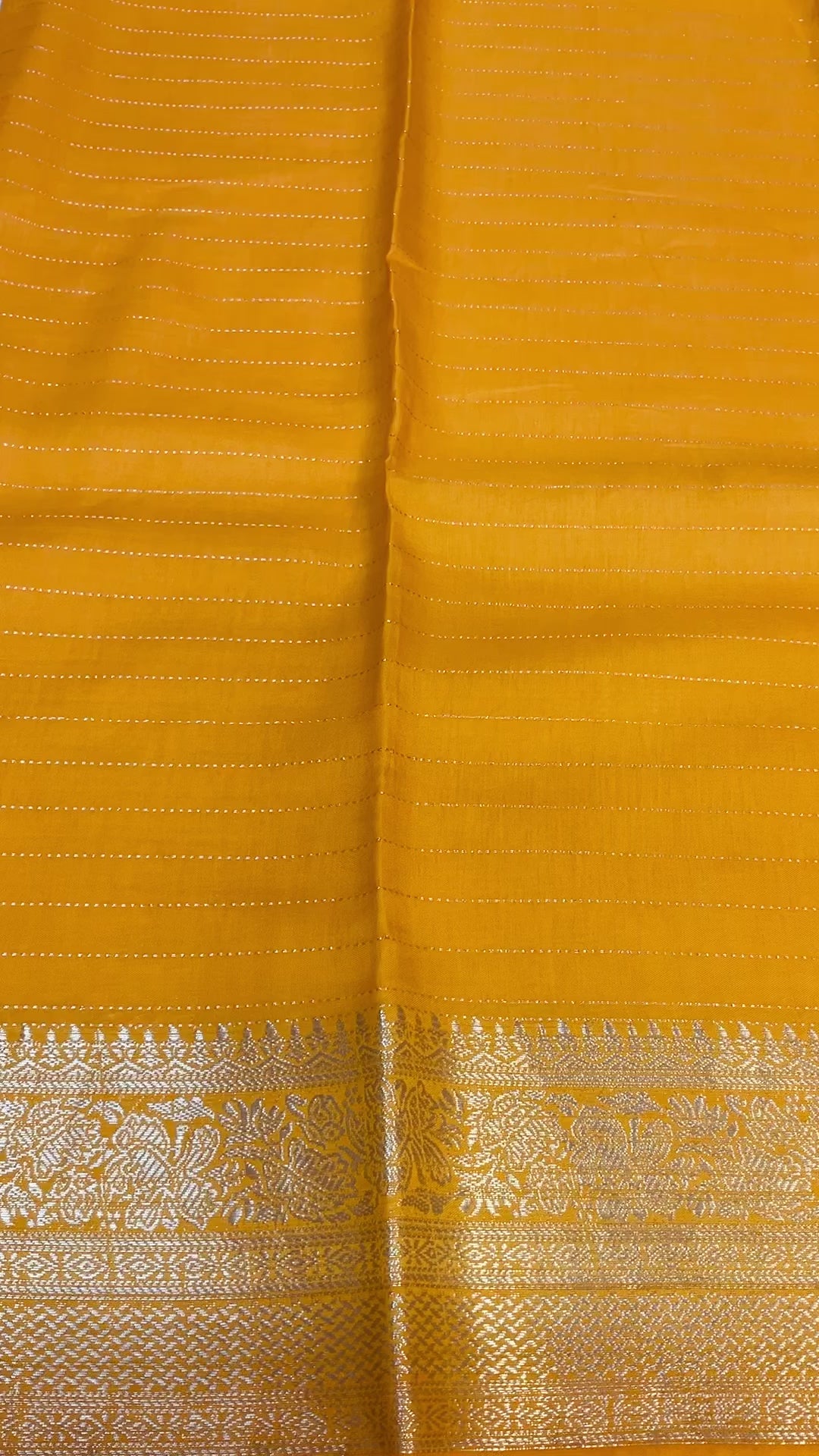 Yellow Fancy Silk Saree with Contrast Red Blouse - Soft Lightweight