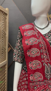 Pure Cotton Ajrakh Print Chaniya choli set
