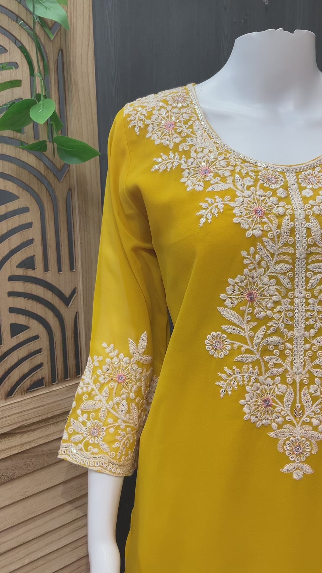 Size 44-Georgette Party Wear Lehenga set with Peplum Top