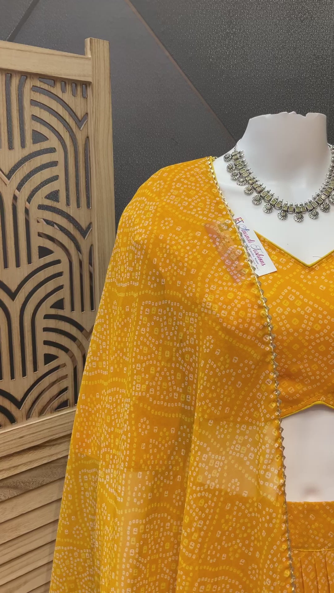 Size 40-Garba Special -Georgette Bandhini Chaniya Choli/Lehenga sets