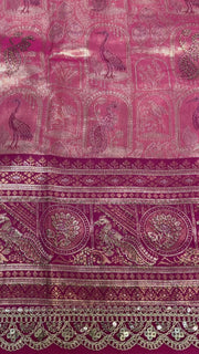 Pink Silk Saree