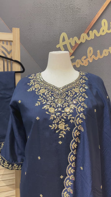 Plus size Party Wear Kurti sets