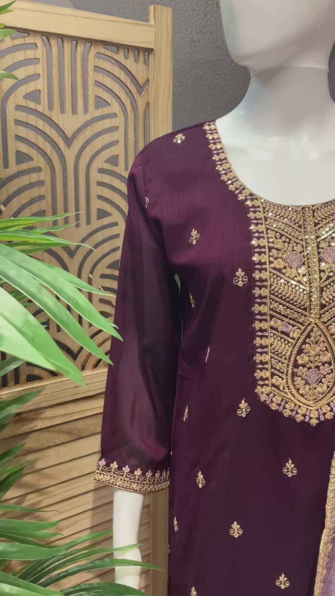 Party Wear Chudidhar/Kurti Set