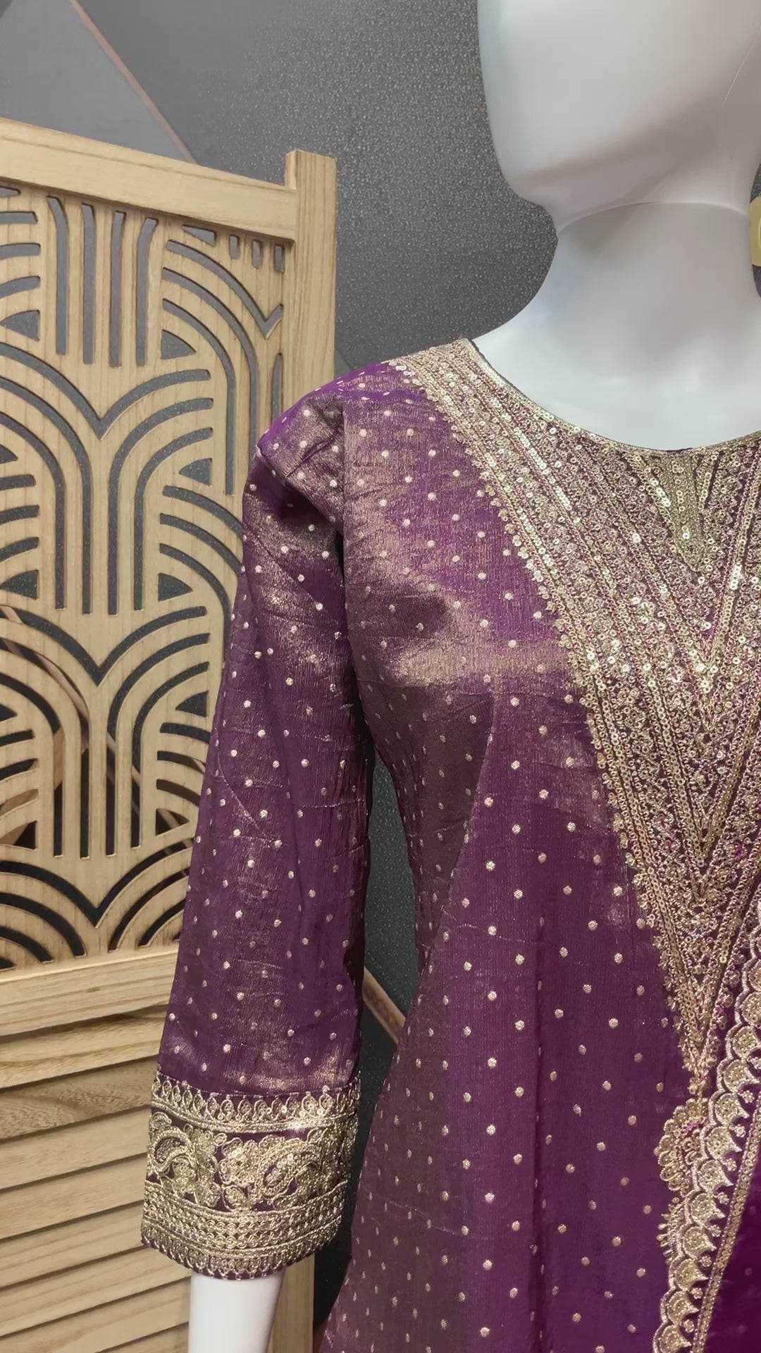 Size 42 - Shimmery Tissue Sharara sets