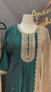 Plus Size Anarkali kurti set