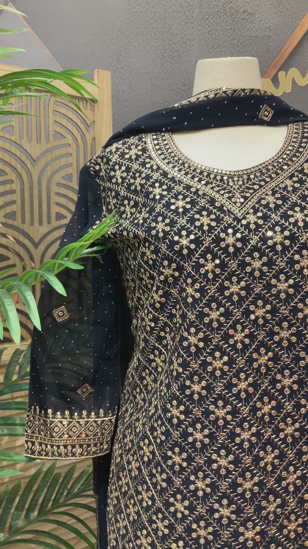 Plus Size - Party Wear GeorgetteSharara Sets