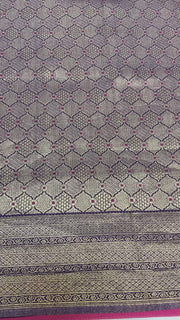 Purple Benarasi saree