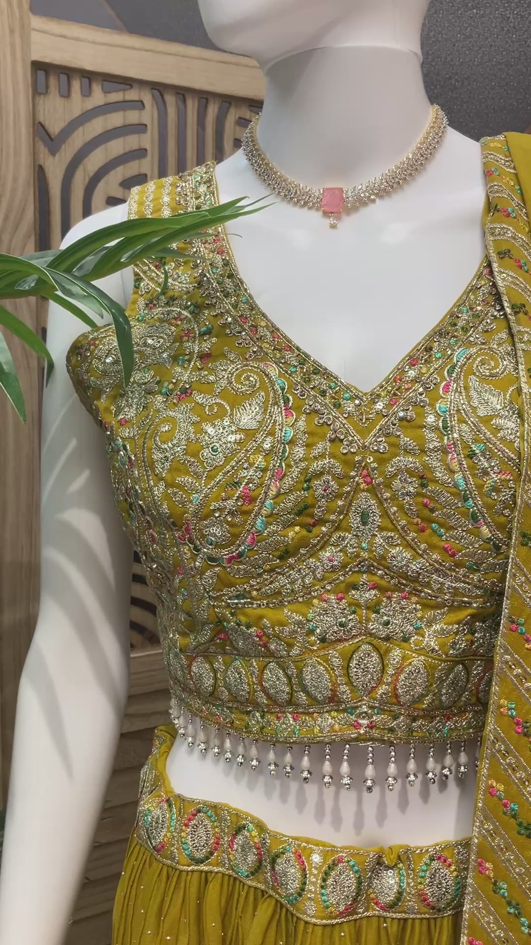 Heavy Party Wear Lehenga set with Embroidery work