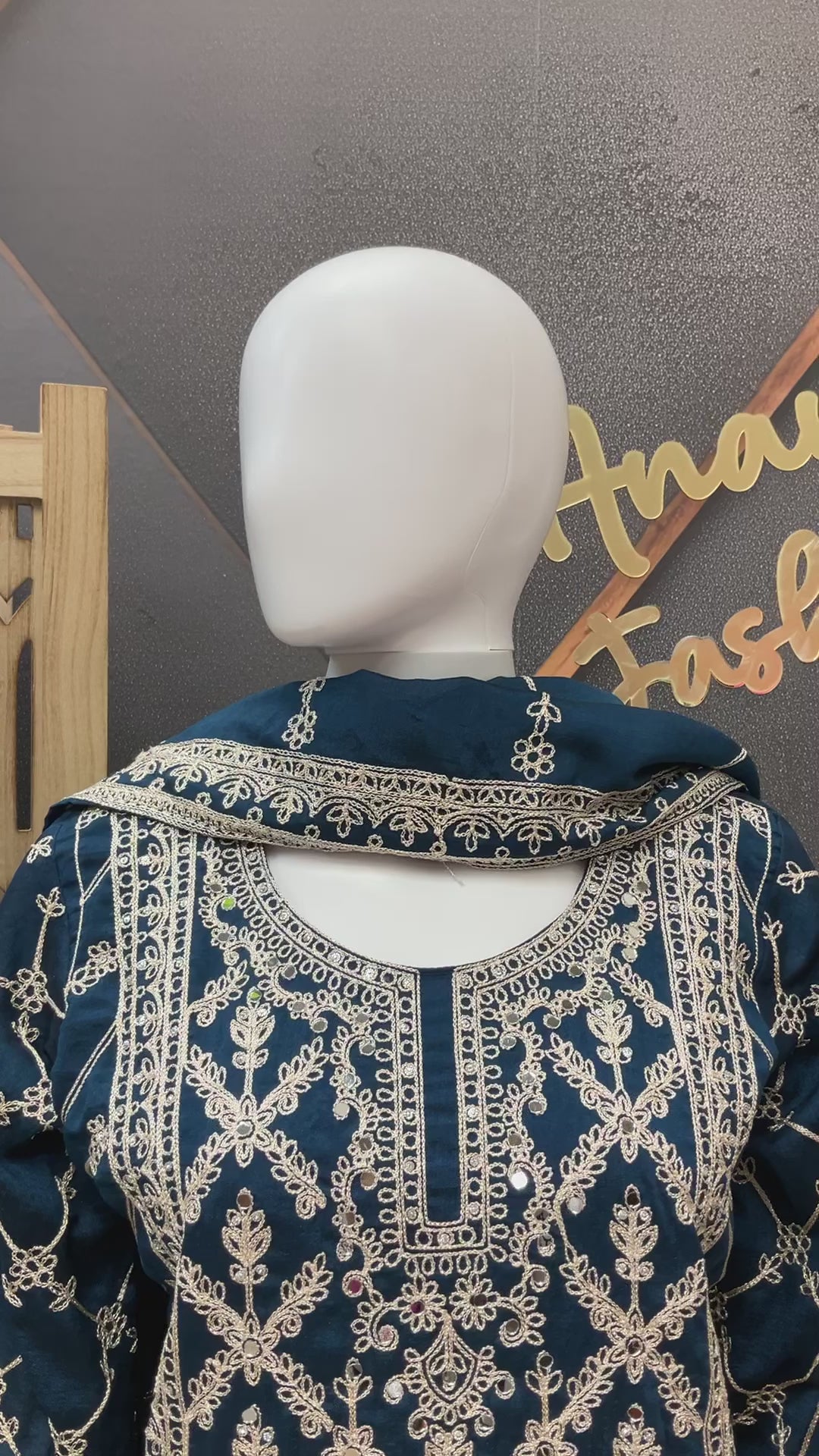 Party Wear - Full Work Kurti sets- Size 42/44