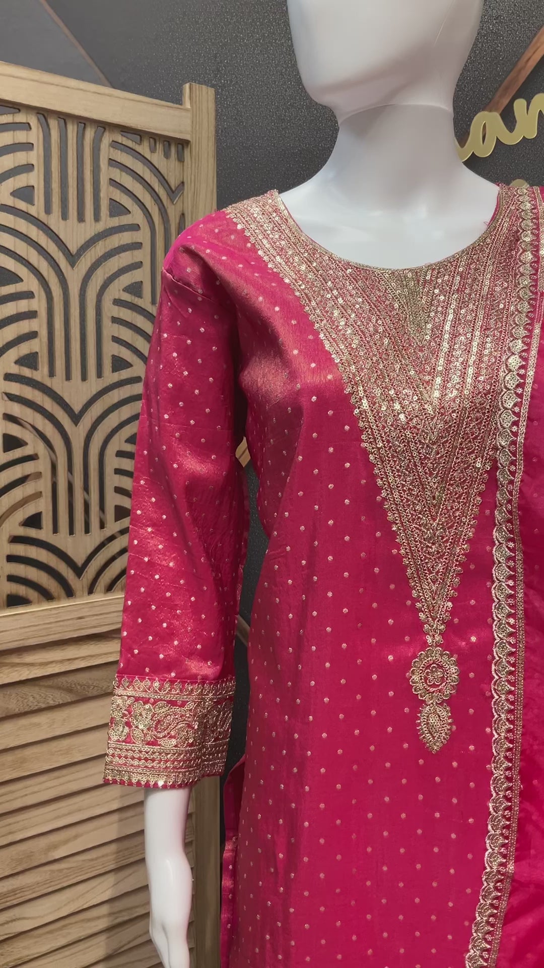 Size 42 - Shimmery Tissue Sharara sets