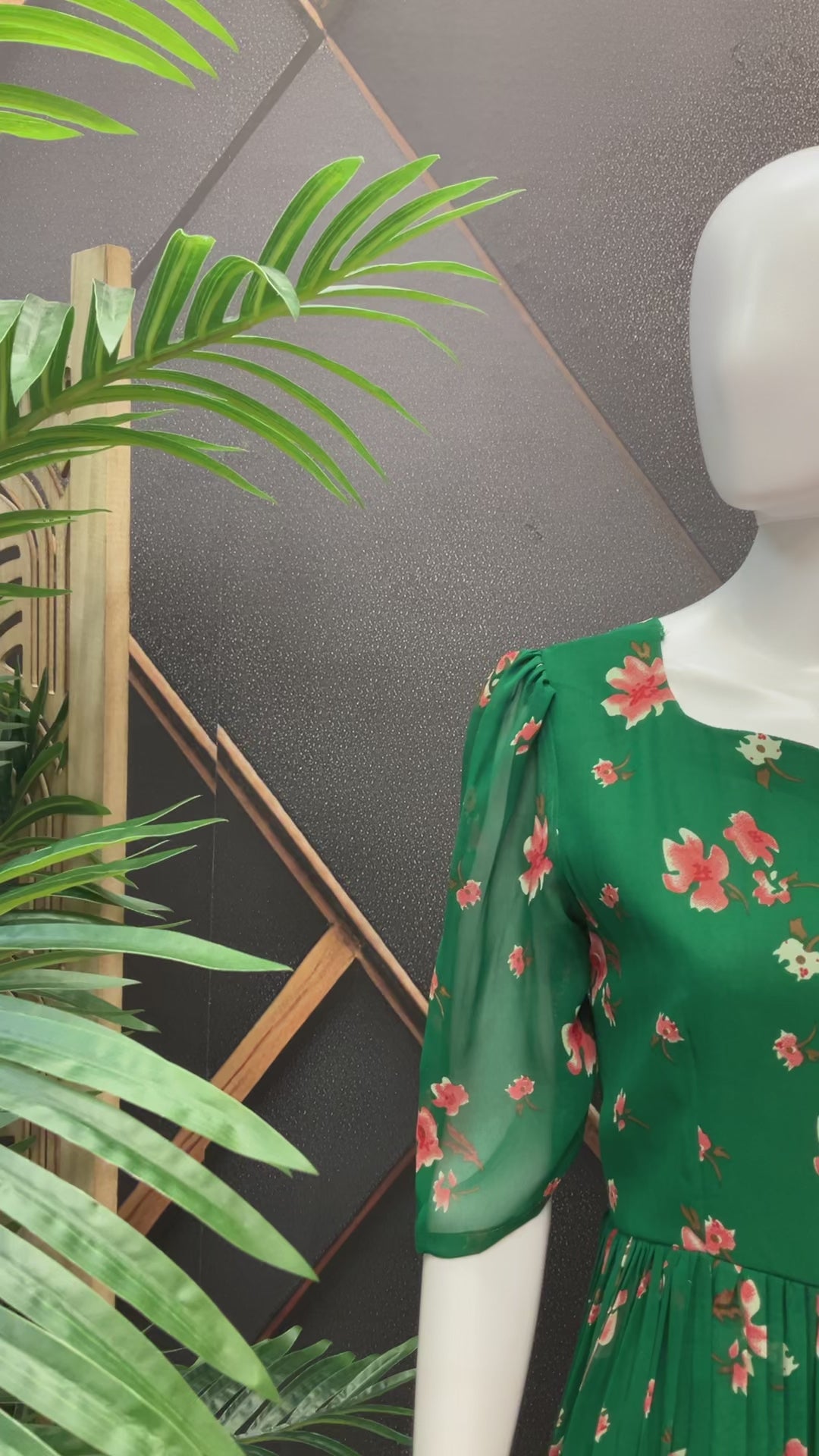 Teal Green Designer Gown - Premium Indian Anarkali Ethnic Frock