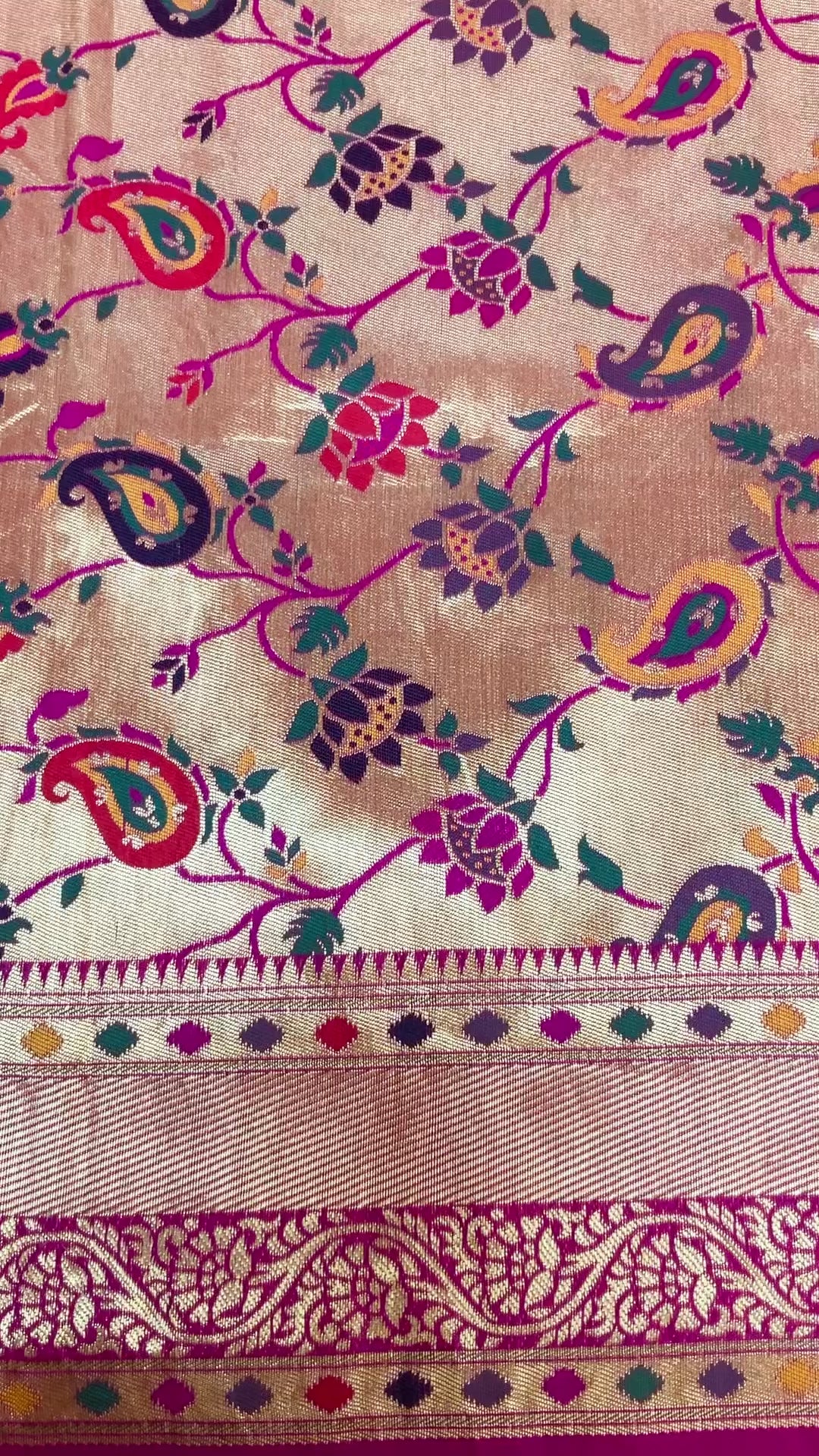 All over Design Paithani Saree