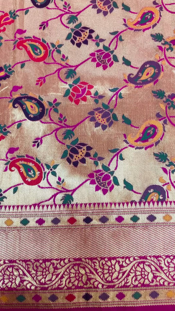All over Design Paithani Saree