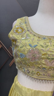 Yellow Designer Lehanga set