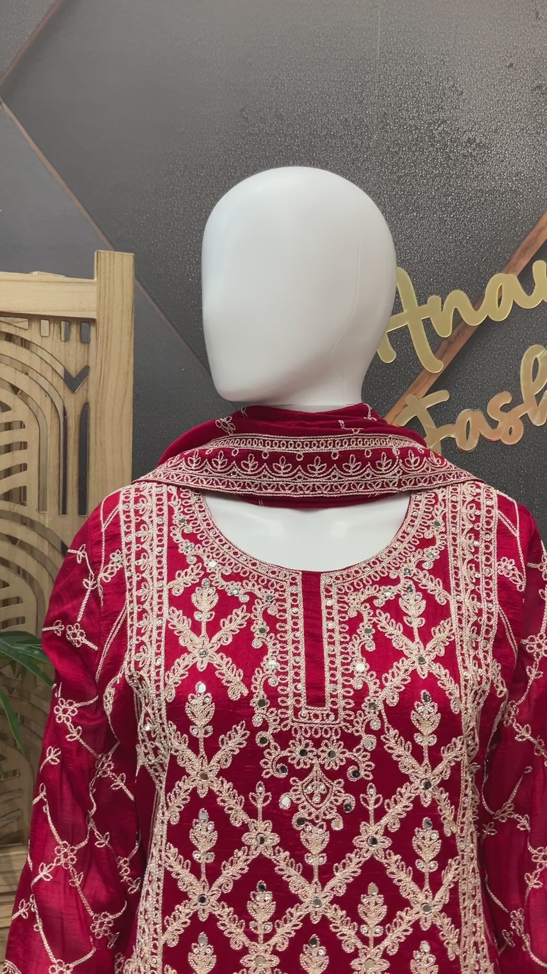 Party Wear - Full Work Kurti sets- Size 42/44