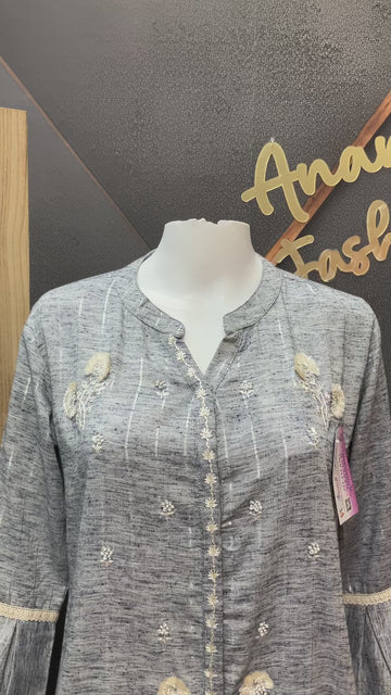 Linen Cotton Kurti