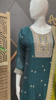 Party Wear Anarkali Kurti set