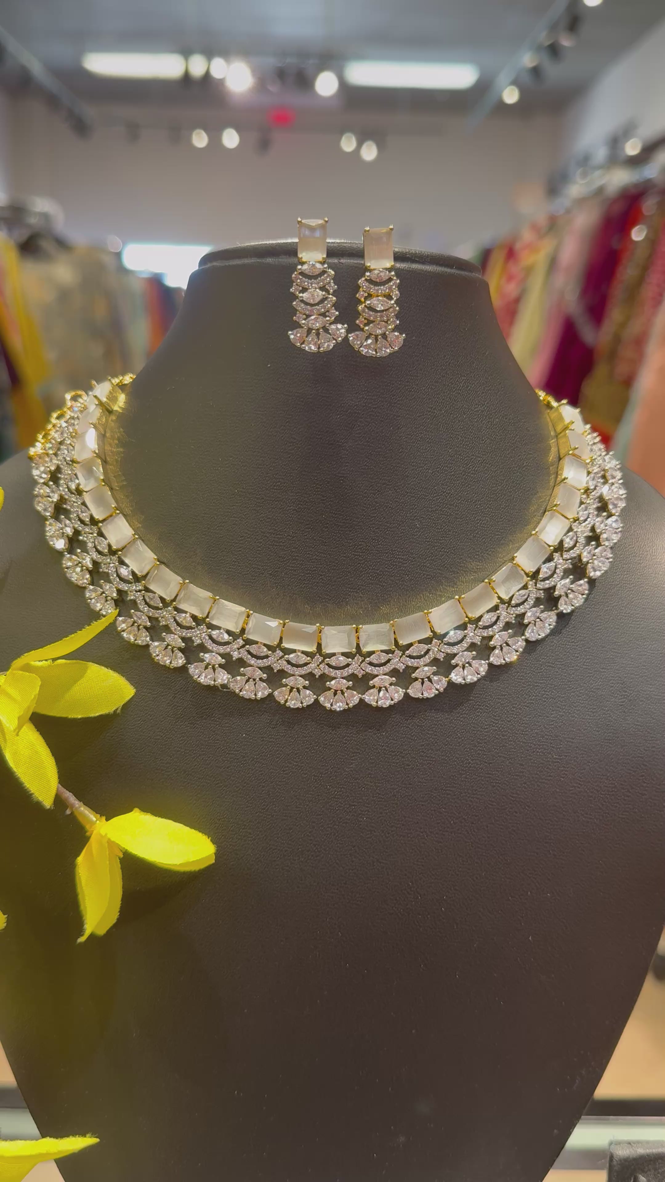 Party Wear CZ Necklace set