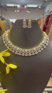 Party Wear CZ Necklace set