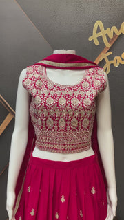 Teenage Girls Red Lehenga set