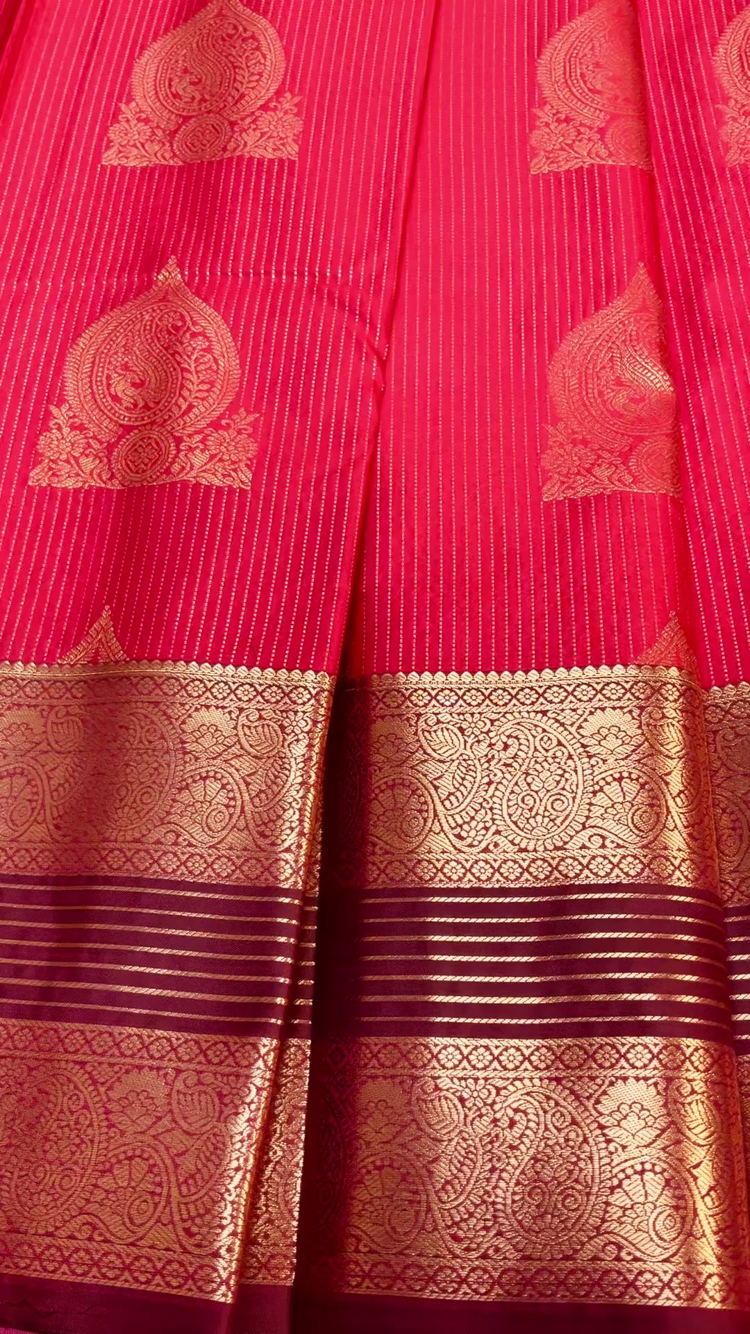 Red - Semi Silk Kanjeevaram Saree
