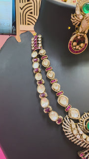 Premium Collections Mosanite Necklace set
