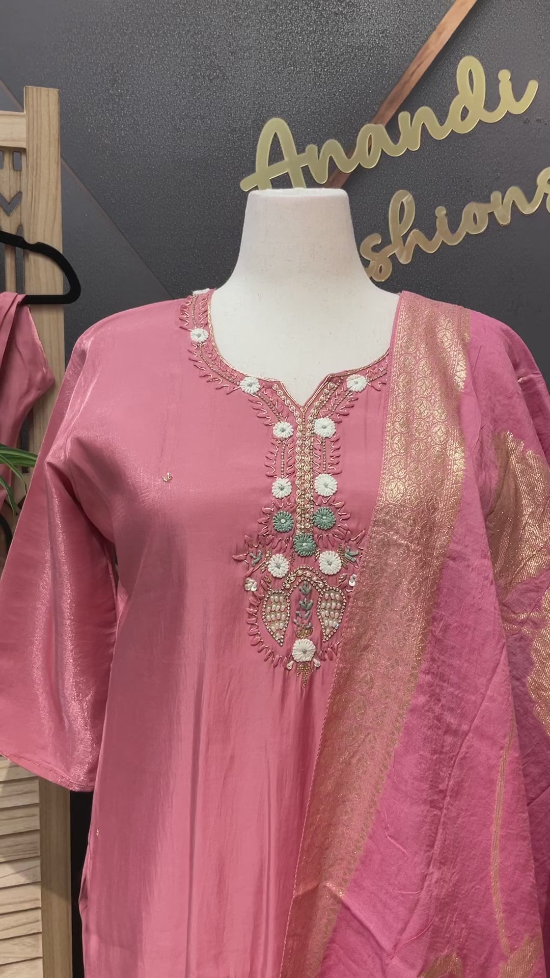 Plus Size Shimmery Party Wear Kurti Sets