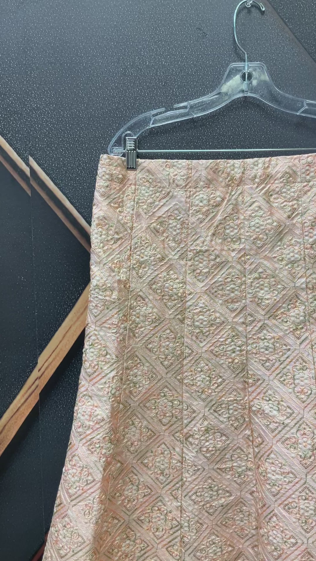 Peach color lehanga/Skirt