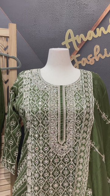 Size 44-Party wear Kurti set