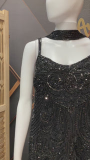 Black Palazzo set