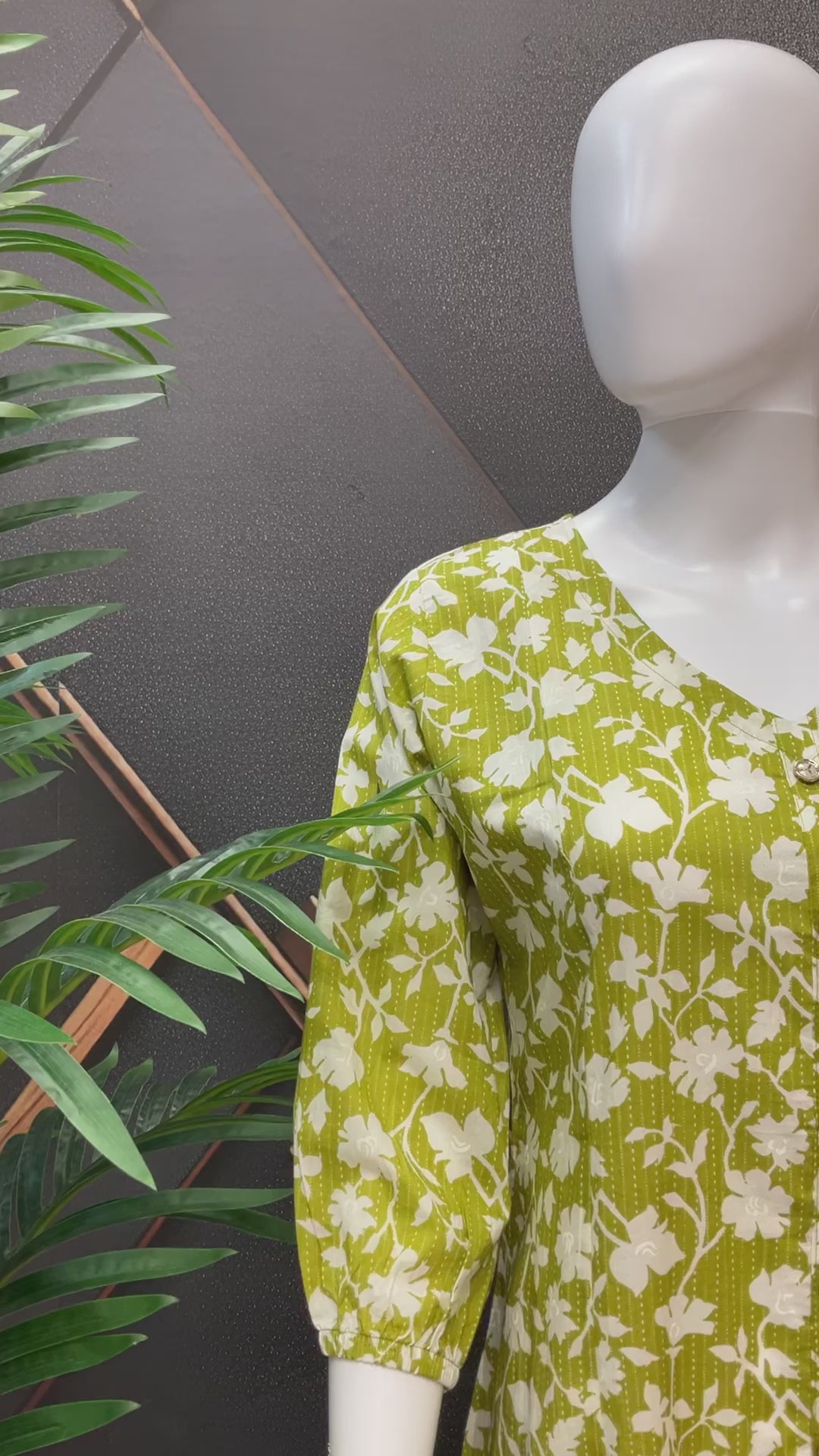 Pure Cotton Floral Frock/Kurti