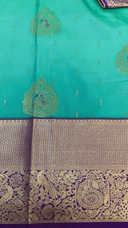 Vintage Semi Silk Kanjeevaram Saree with stitched Blouse