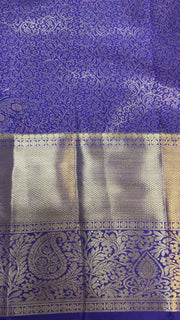Purple Semi Silk Kanjeevaram Saree