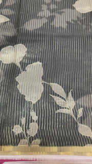 Floral Organza Saree