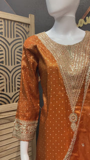 Size 42 - Shimmery Tissue Sharara sets