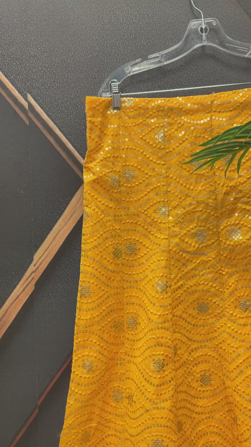 Mango Yellow Lehenga Skirt - Party & Wedding Wear