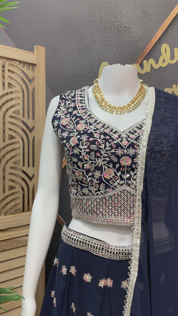 Georgette Lehenga sets - Size 40