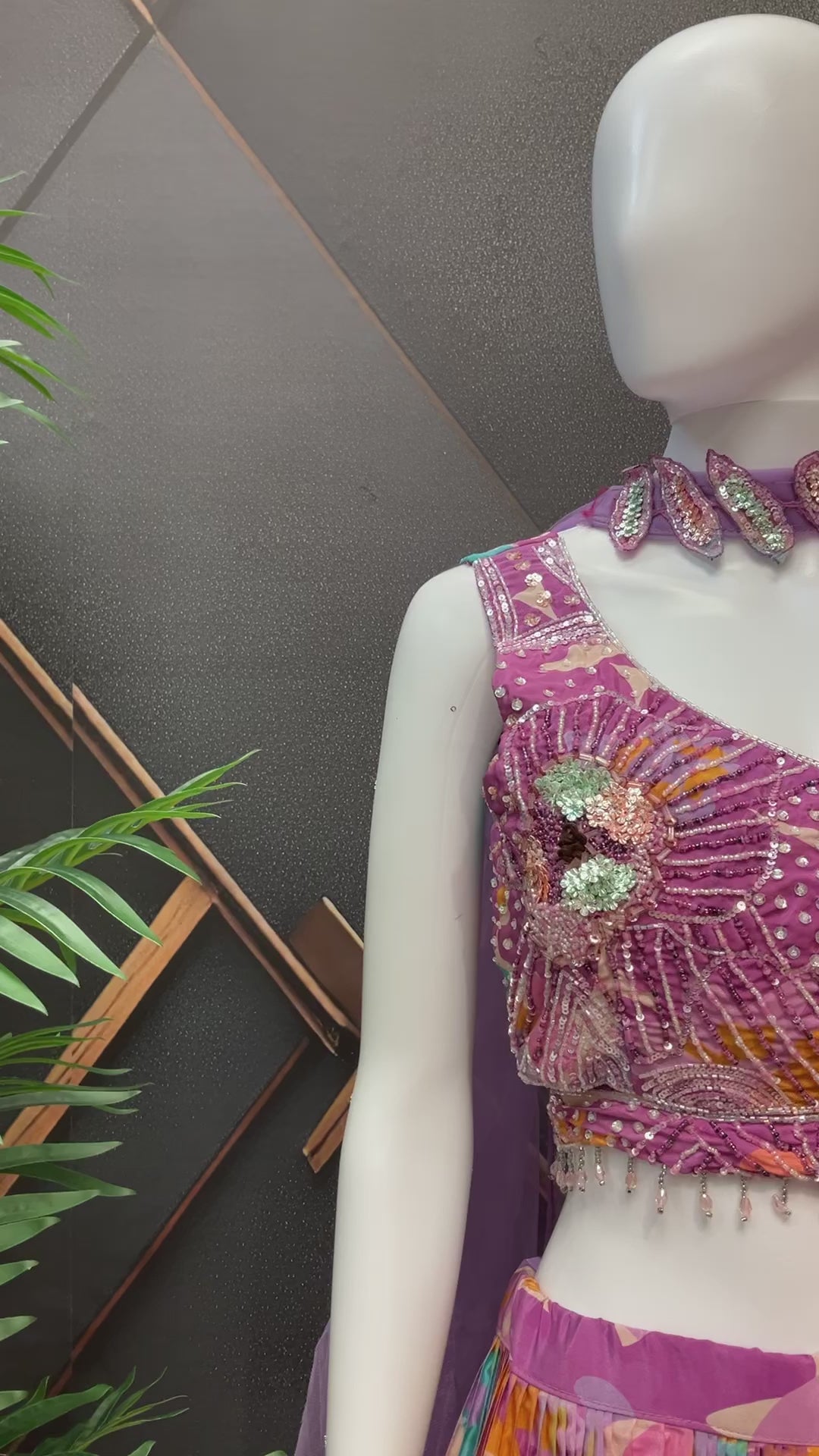 Size 36- Floral Designer Lehenga set