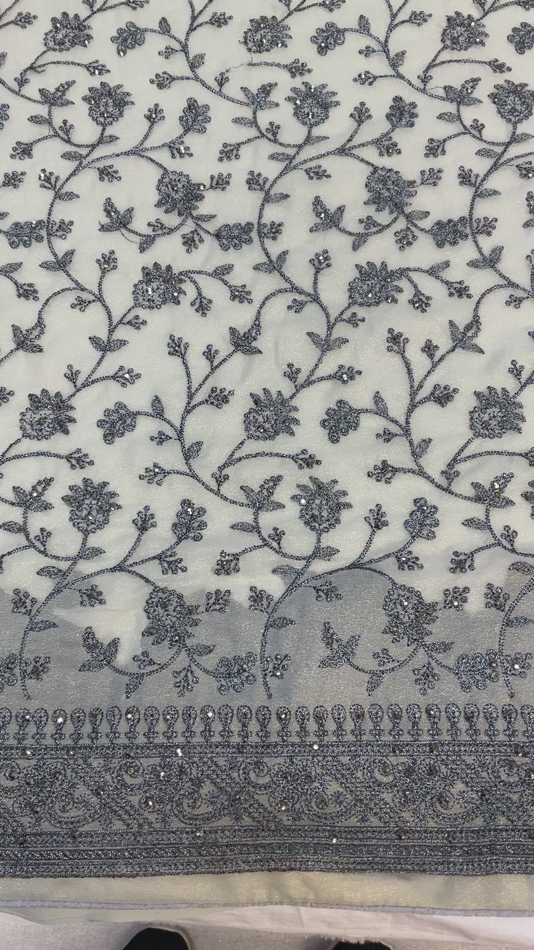 Party wear sarees in pastel colors