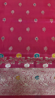 Silk Saree with Meenakari Weaving